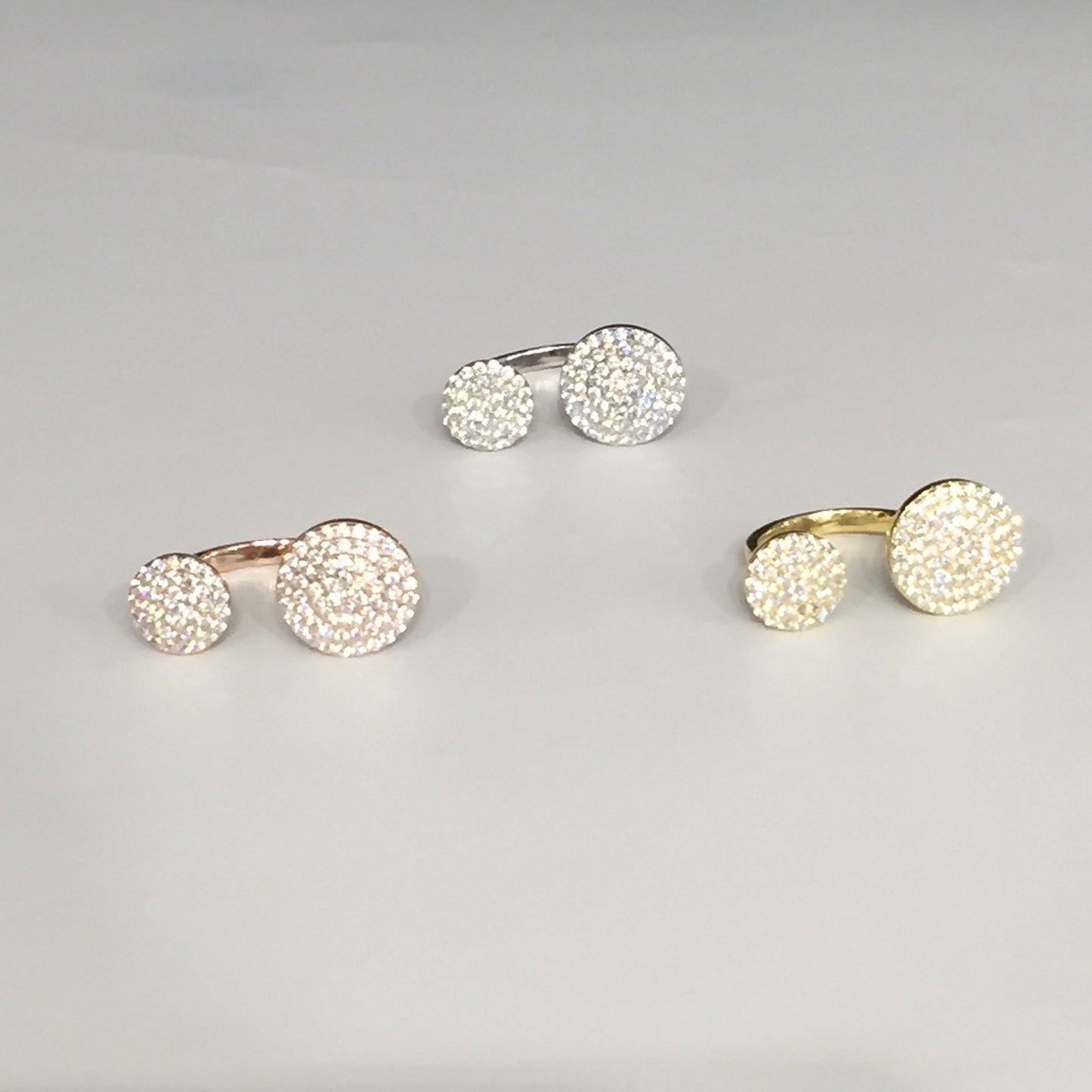 Double Disc Ring-Yellow Gold
