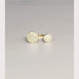 Double Disc Ring-Yellow Gold