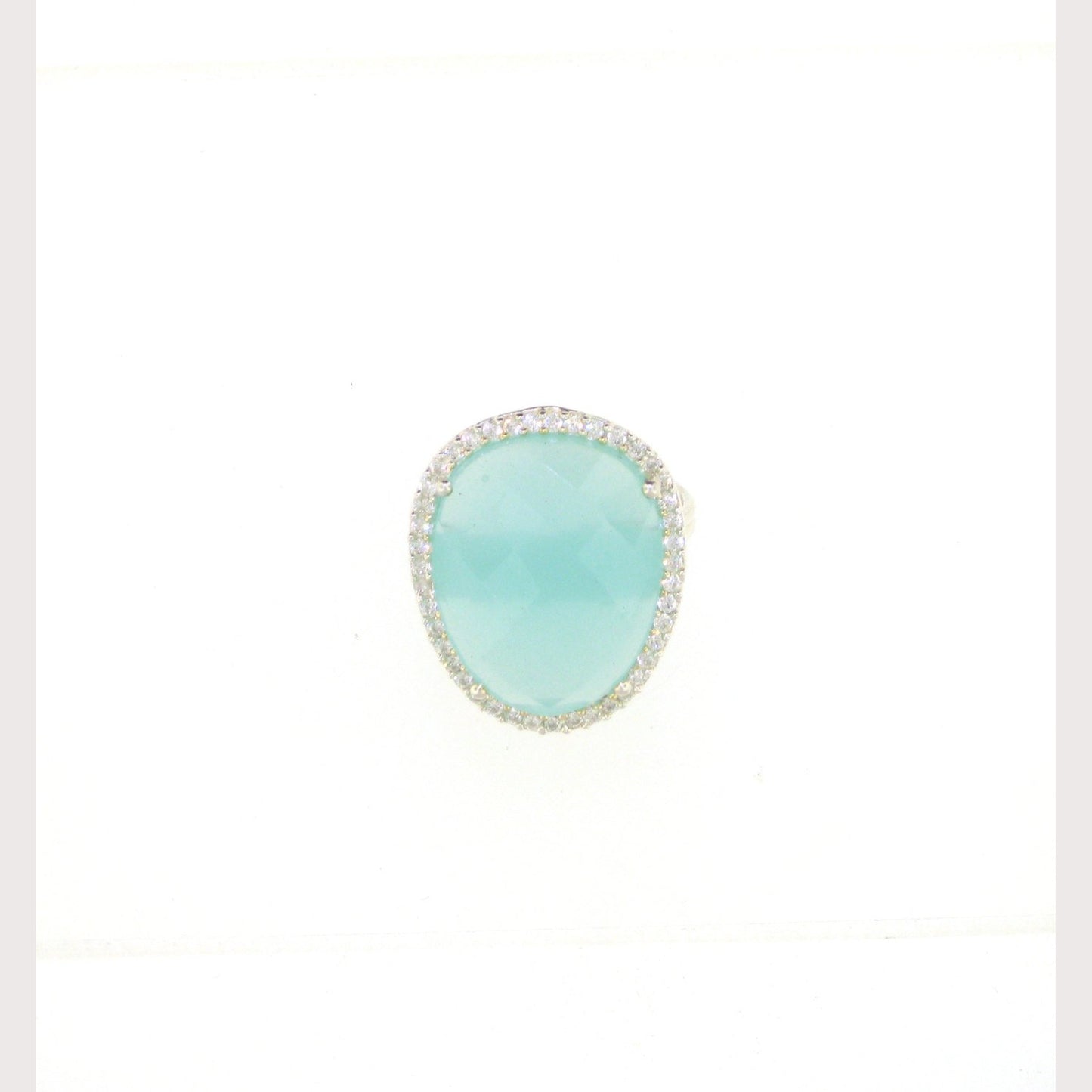 Aqua Gemstone Ring