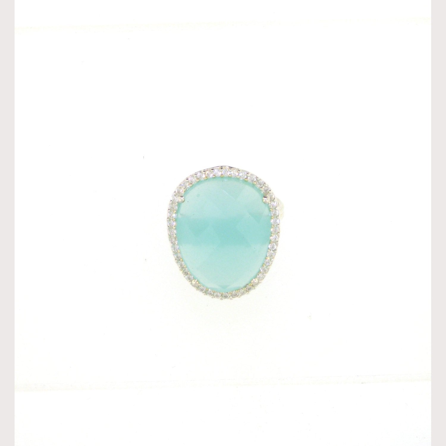 Aqua Gemstone Ring