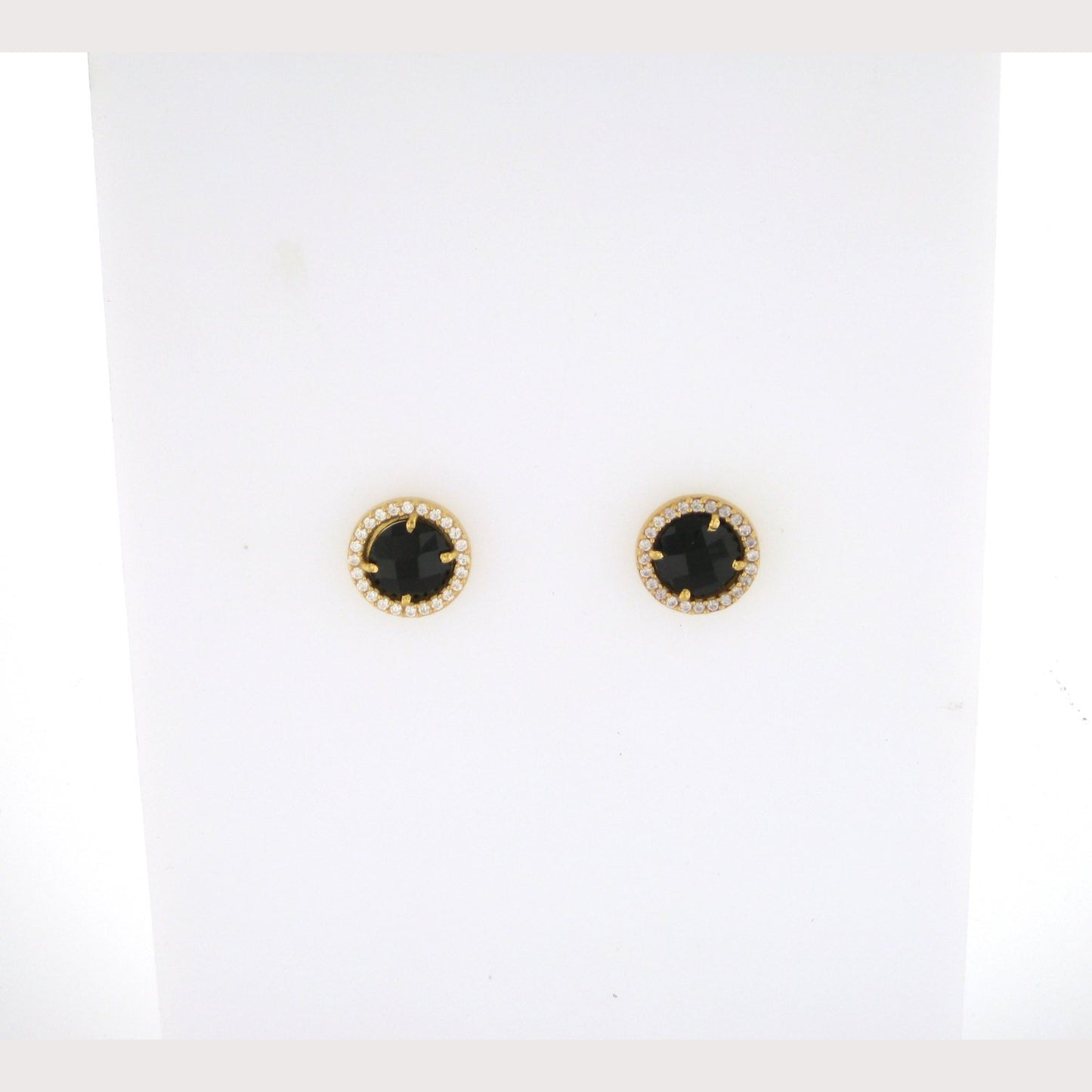 Onyx Gemstone Studs