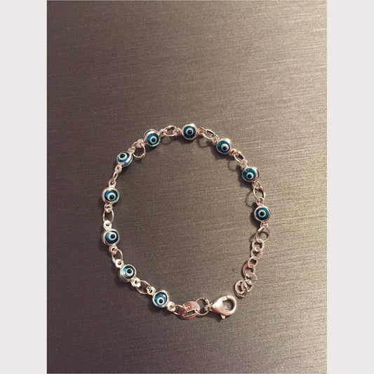 Blue Evil Eye Bracelet-Baby Size