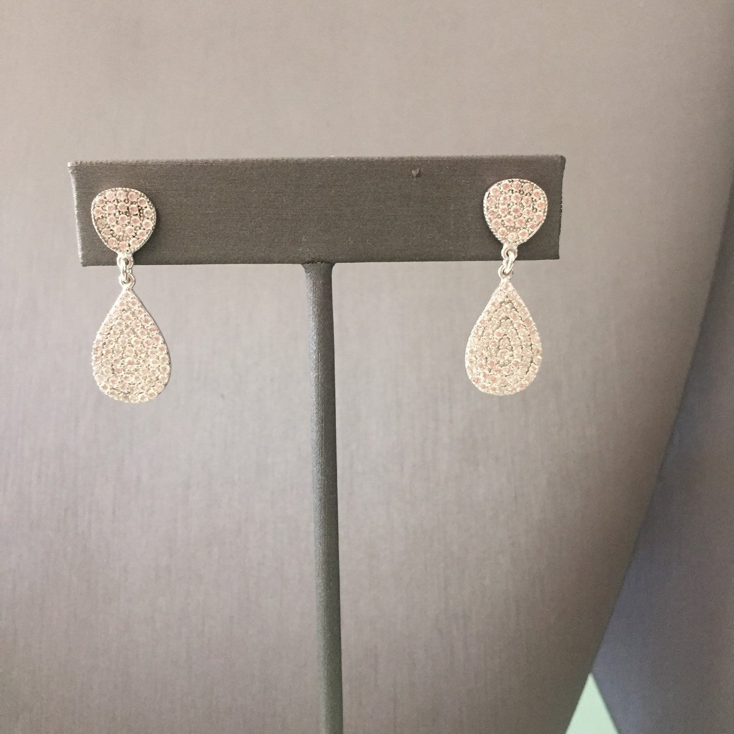 Teardrop Disc Earrings