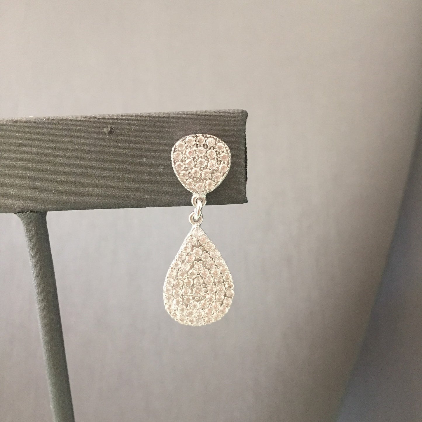 Teardrop Disc Earrings