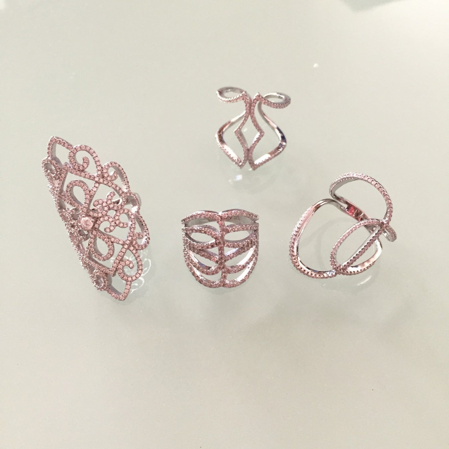 Spade Pave Ring