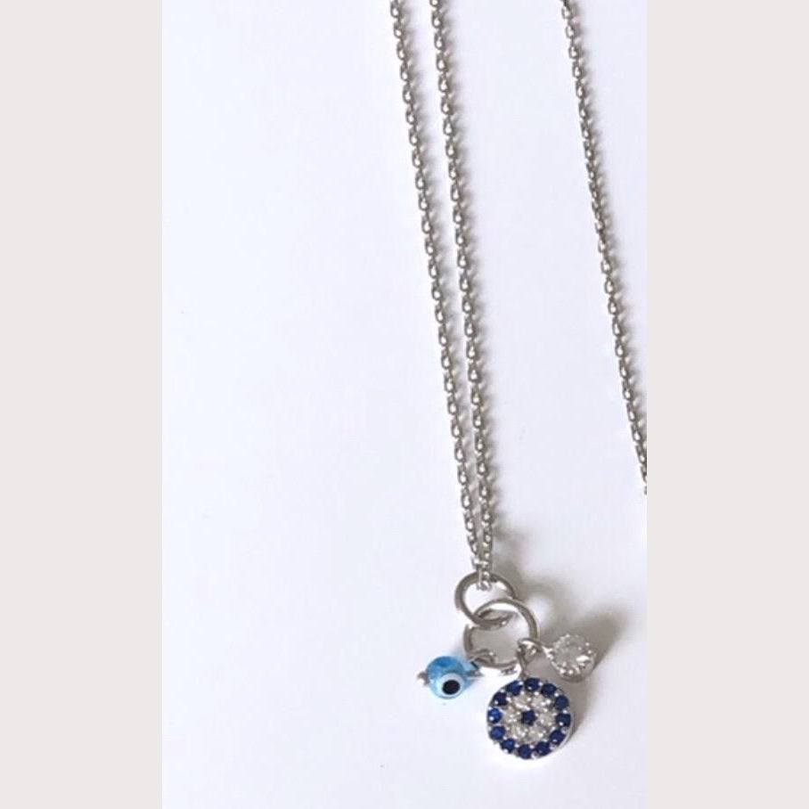 Dangling Evil Eye Necklace