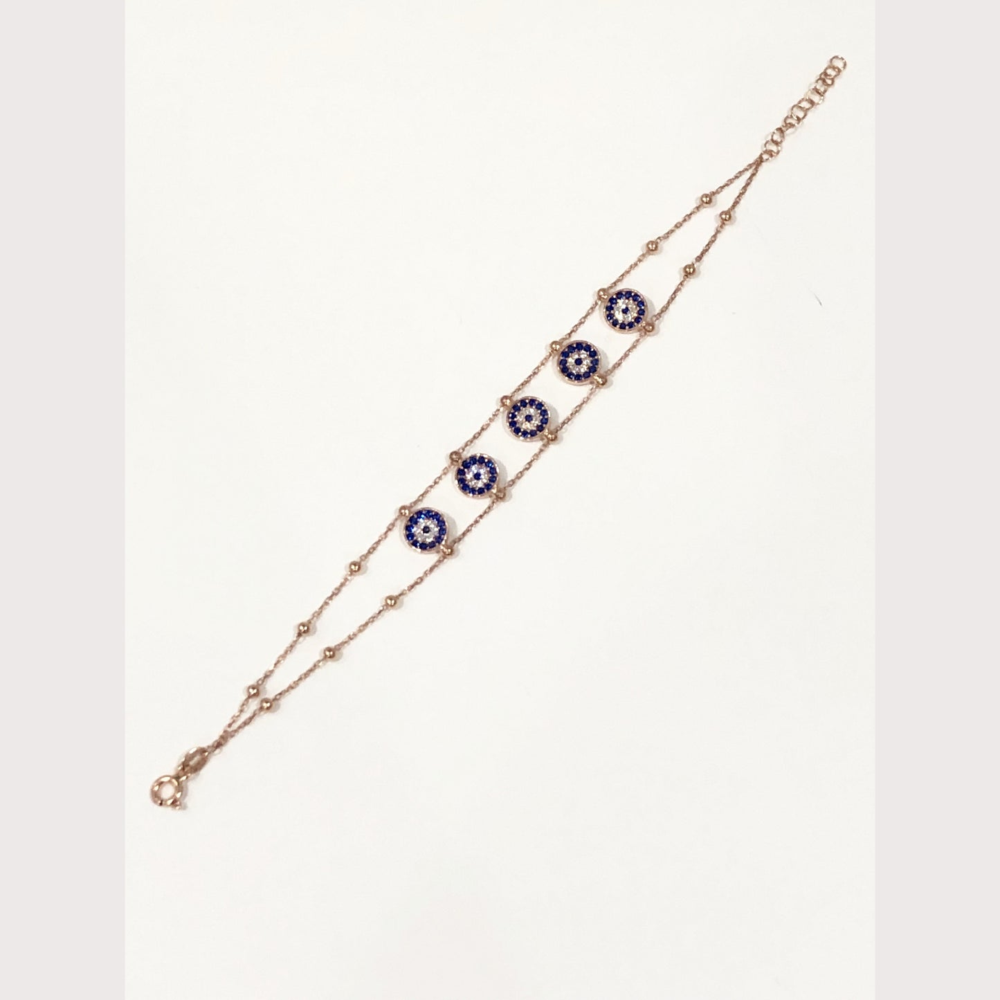 Multi Evil Eye Chain Bracelet