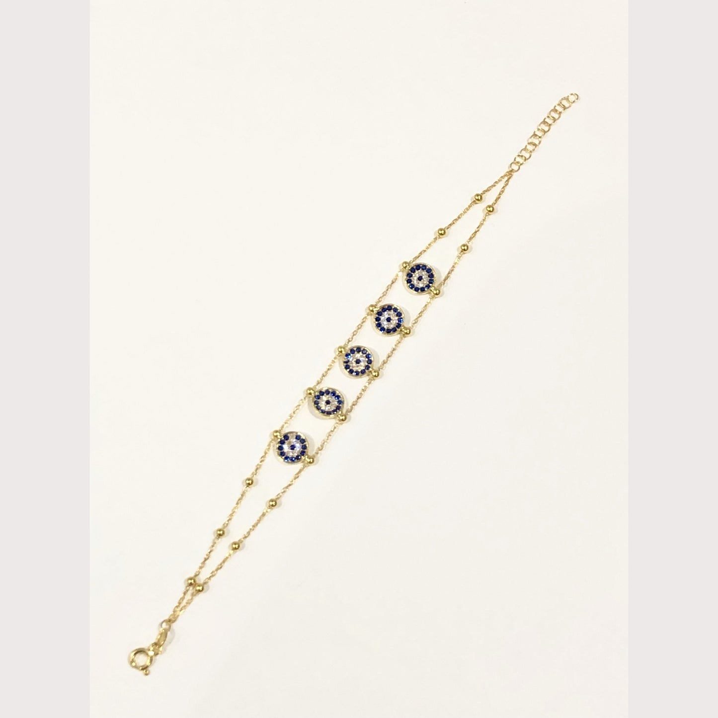 Multi Evil Eye Chain Bracelet